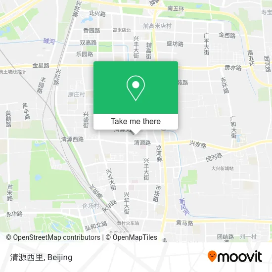 清源西里 map