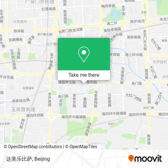 达美乐比萨 map