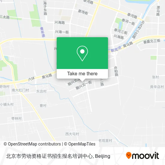 北京市劳动资格证书招生报名培训中心 map