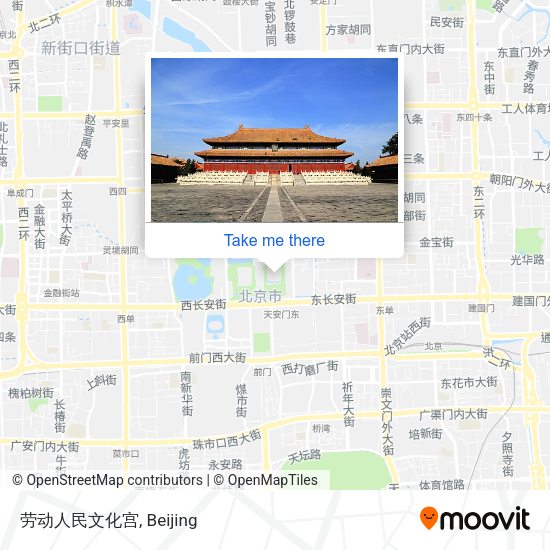 劳动人民文化宫 map