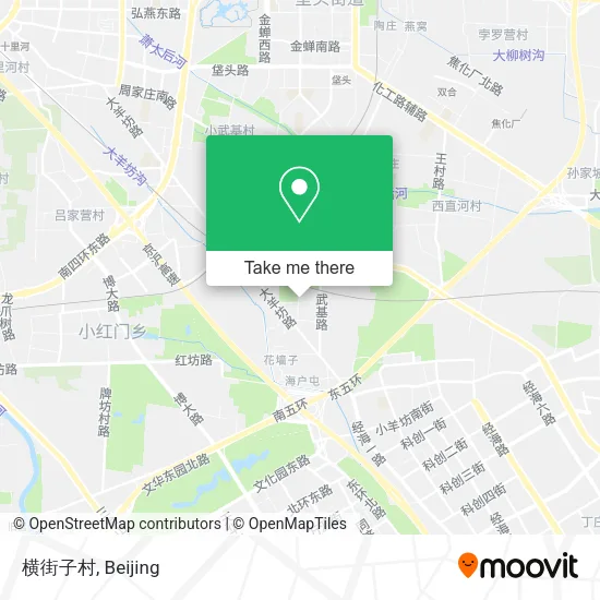 横街子村 map