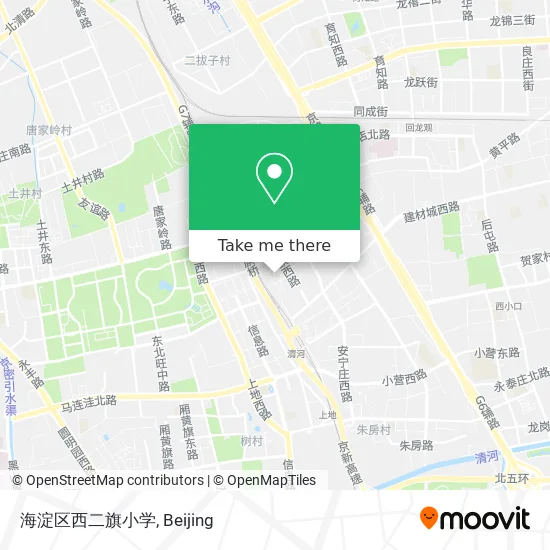 海淀区西二旗小学 map