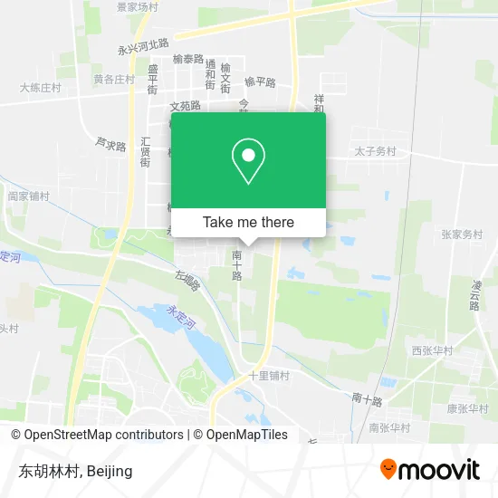 东胡林村 map