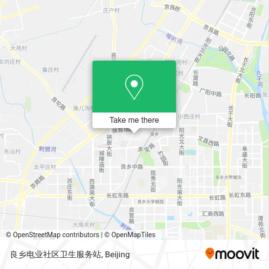 良乡电业社区卫生服务站 map