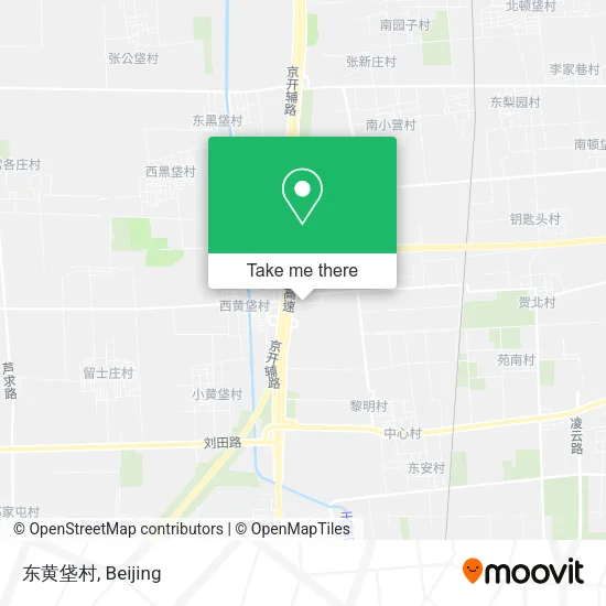 东黄垡村 map