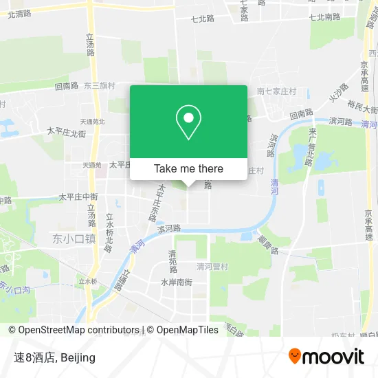 速8酒店 map