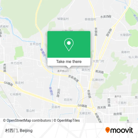村西门 map