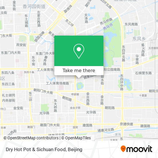 Dry Hot Pot & Sichuan Food map