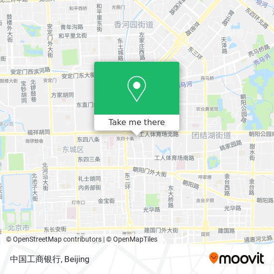 中国工商银行 map