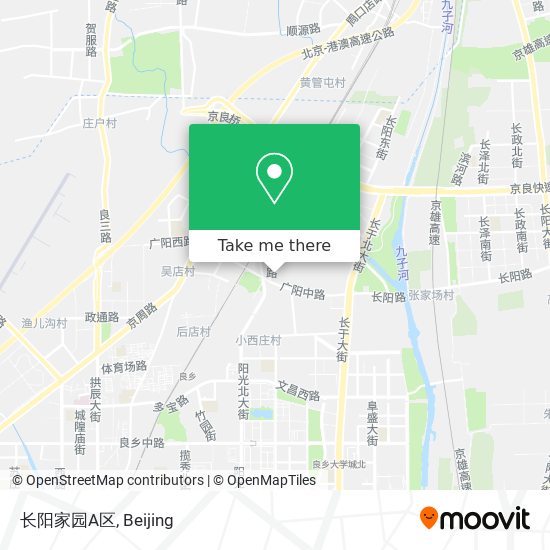 长阳家园A区 map