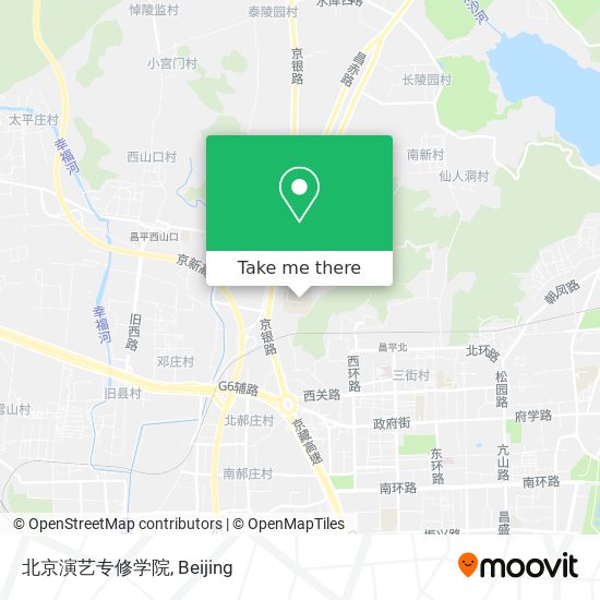 北京演艺专修学院 map