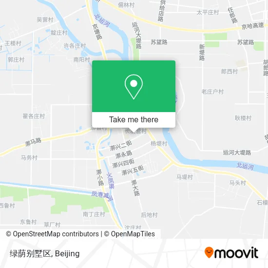 绿荫别墅区 map