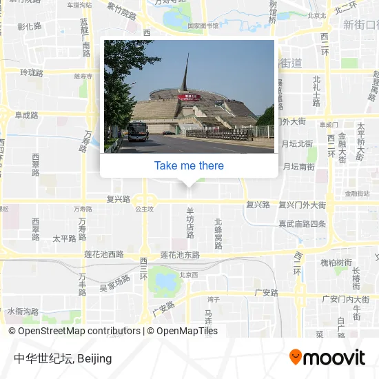 中华世纪坛 map