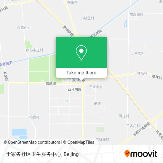 于家务社区卫生服务中心 map