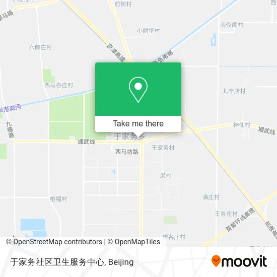 于家务社区卫生服务中心 map