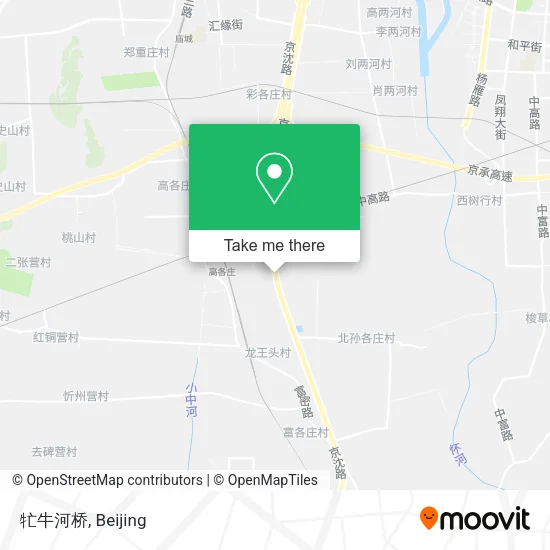 牤牛河桥 map