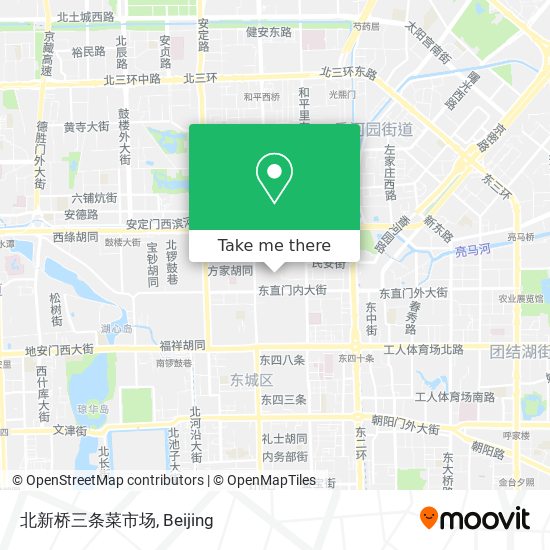 北新桥三条菜市场 map
