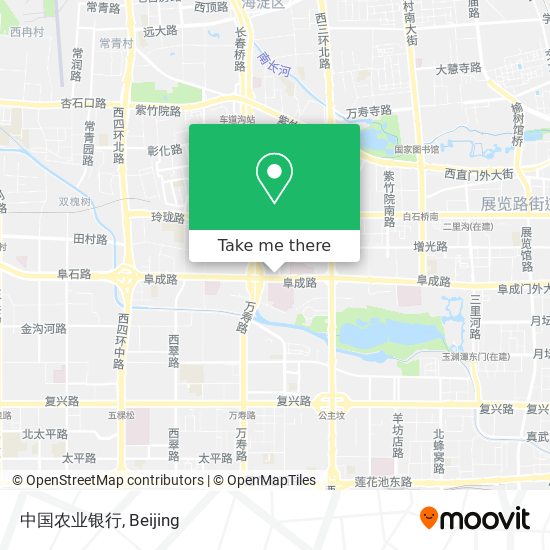 中国农业银行 map