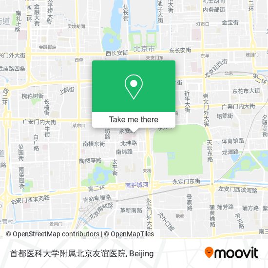 首都医科大学附属北京友谊医院 map