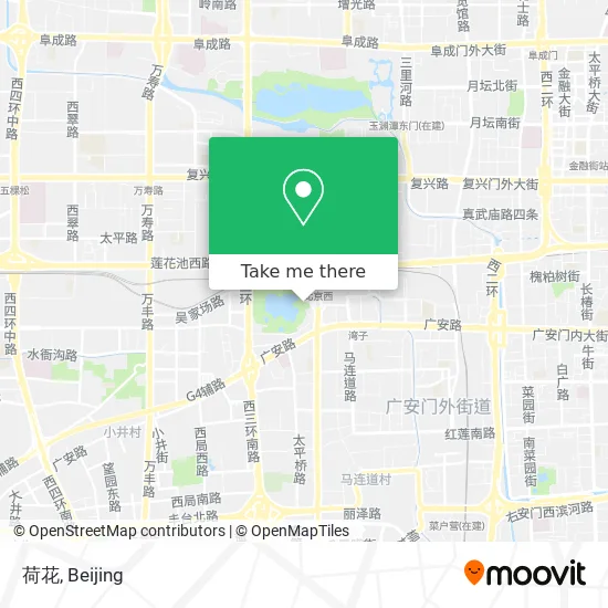 荷花 map
