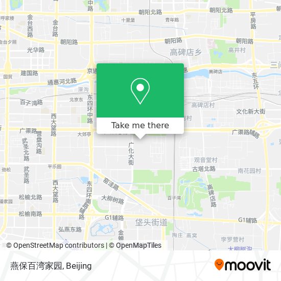 燕保百湾家园 map