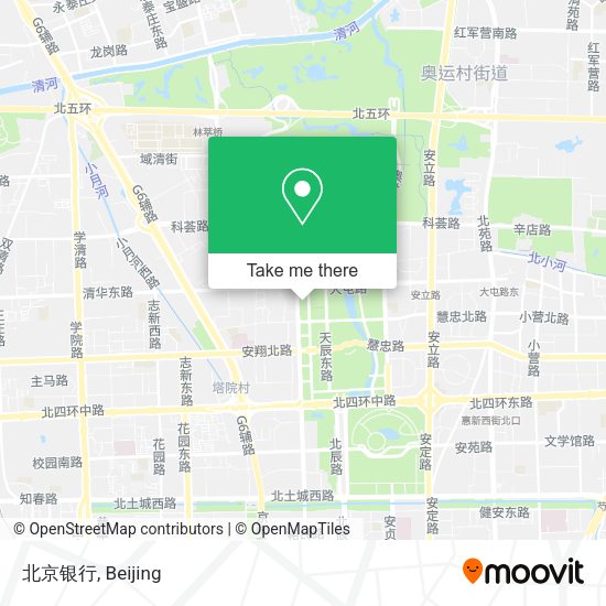 北京银行 map