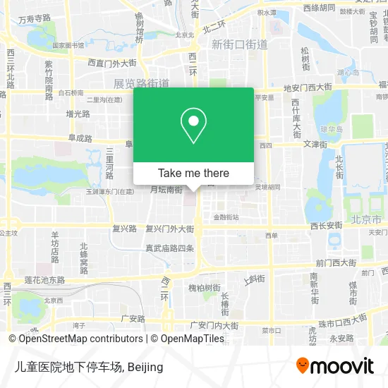 儿童医院地下停车场 map