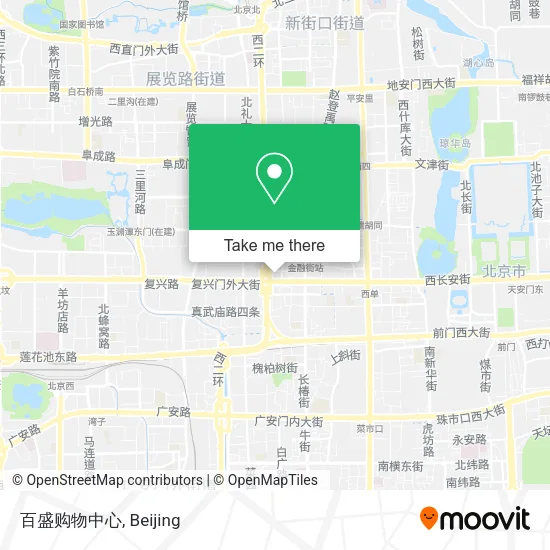 百盛购物中心 map