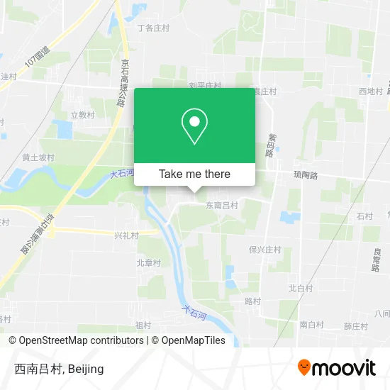 西南吕村 map
