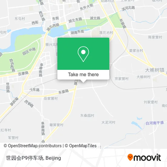 世园会P9停车场 map