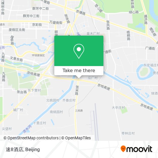 速8酒店 map