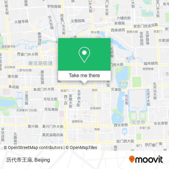 历代帝王庙 map