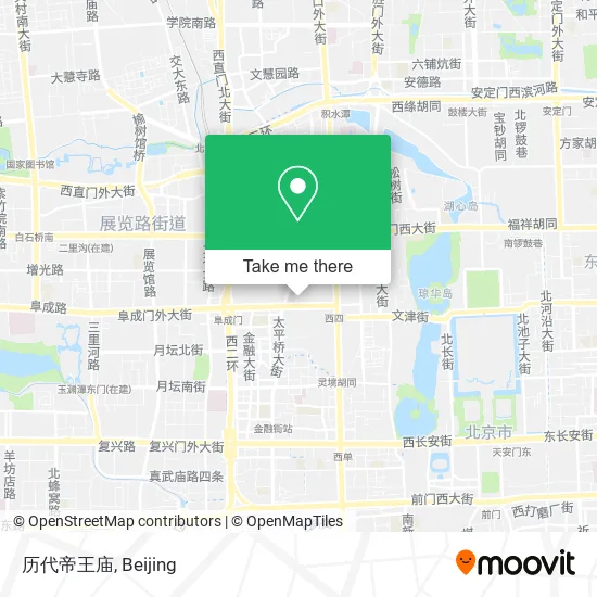 历代帝王庙 map
