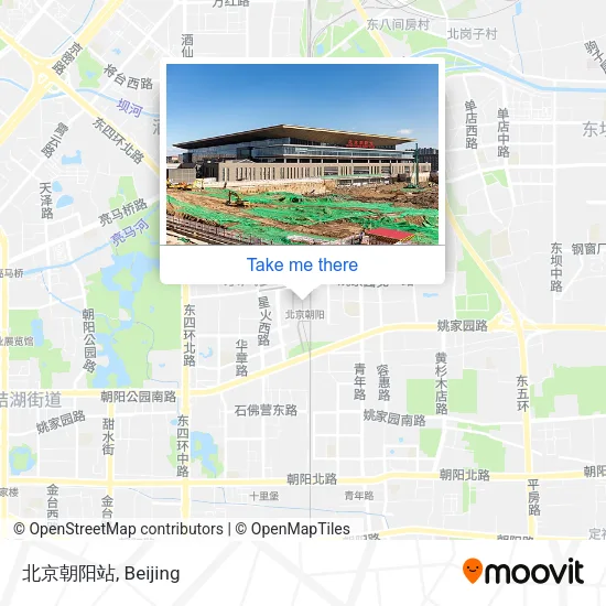 北京朝阳站 map