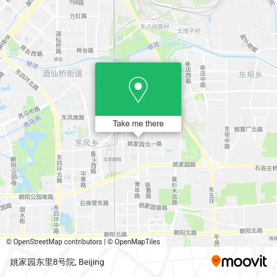 姚家园东里8号院 map