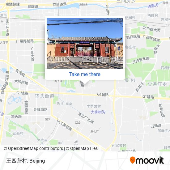 王四营村 map