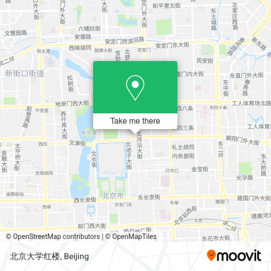北京大学红楼 map