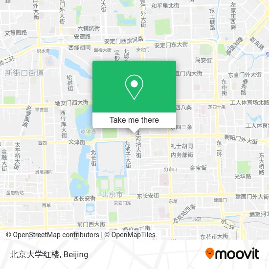 北京大学红楼 map