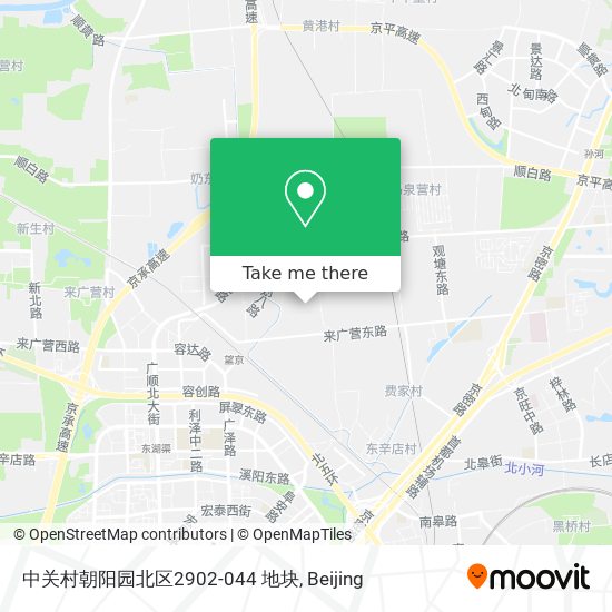 中关村朝阳园北区2902-044 地块 map