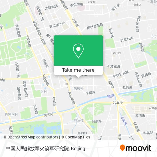 中国人民解放军火箭军研究院 map