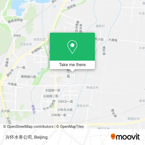 兴怀水务公司 map