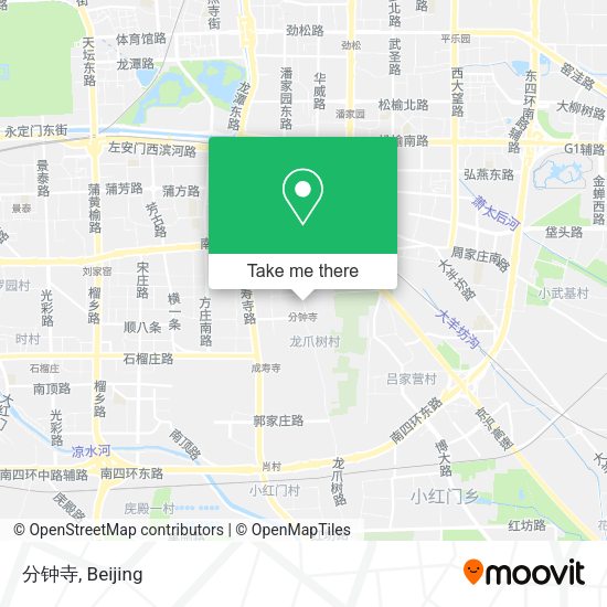 分钟寺 map