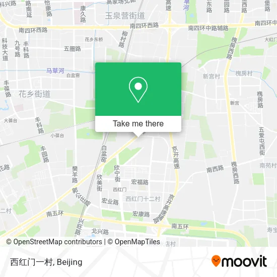 西红门一村 map