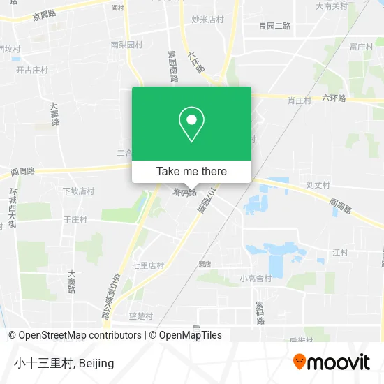 小十三里村 map