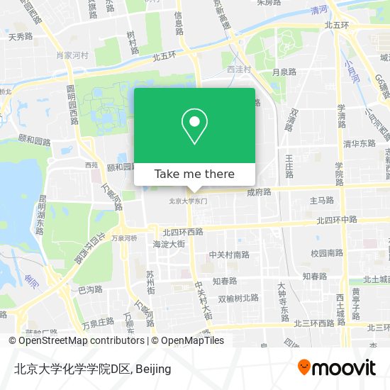北京大学化学学院D区 map