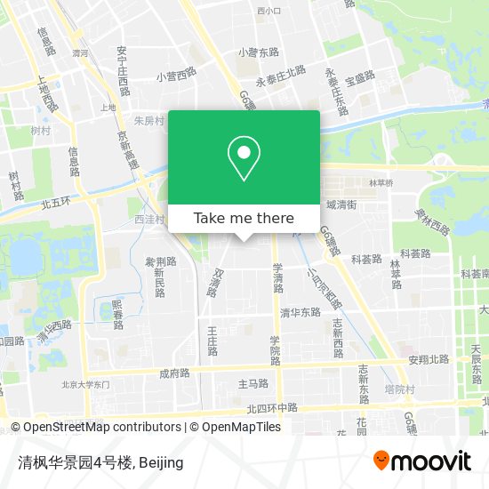 清枫华景园4号楼 map