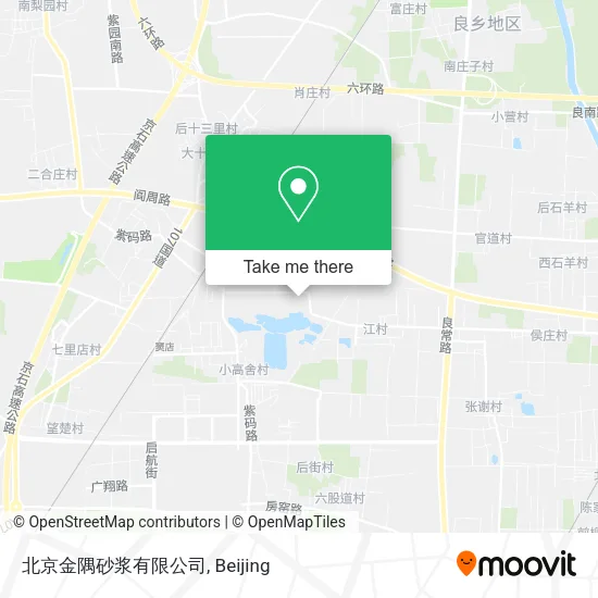北京金隅砂浆有限公司 map