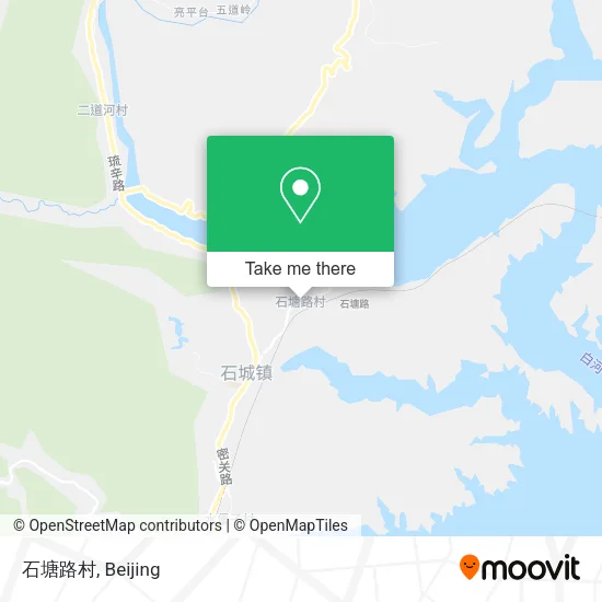石塘路村 map