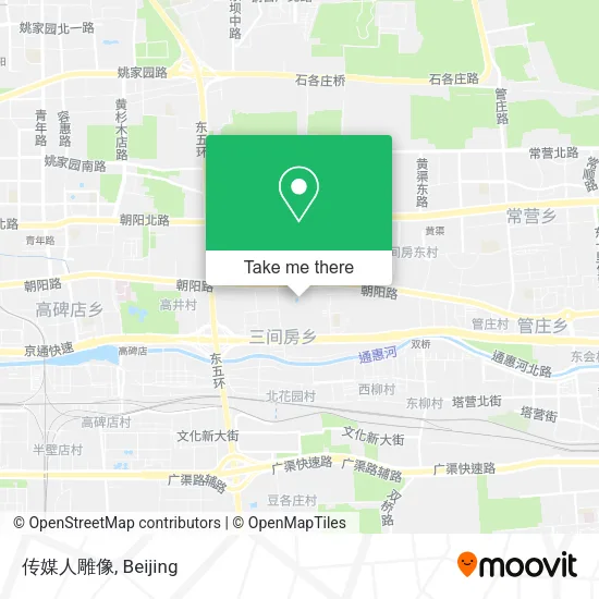 传媒人雕像 map