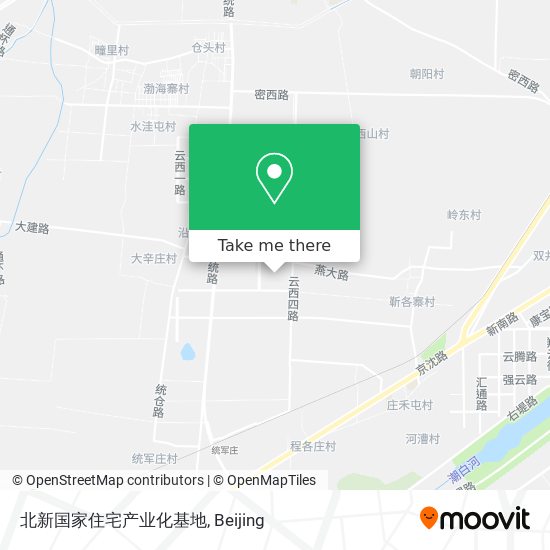 北新国家住宅产业化基地 map